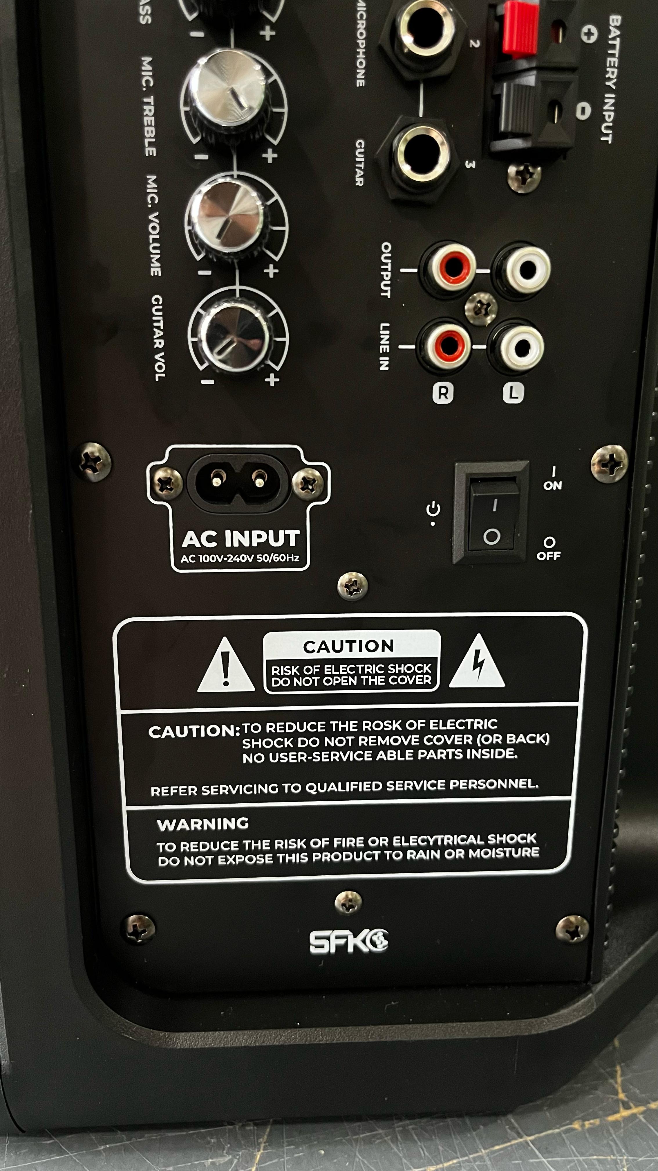 Miniatura 5 de CABINA "8" 60W CON MICROFONO INALAMBRICO